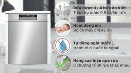 Bosch SMU6ECS57E: Máy rửa bát serie 6 xịn sò giá lại phải chăng