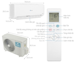 Điều hòa Casper 1 chiều TC-09IS35: Mát Lạnh Nhanh, Tiết Kiệm Điện, Giá Tốt