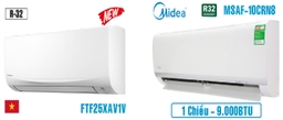 So sánh chất lượng giữa điều hòa Daikin FTF25XAV1V và Midea MSAFIII-10CRN8