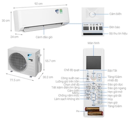 Hướng dẫn lắp đặt điều hòa Daikin inverter FTXM25XVMV/RXM25XVMV đúng cách và tiết kiệm điện
