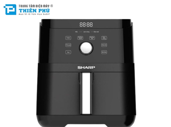Nồi Chiên Không Dầu Sharp KF-AF60EV-BK 6 lít