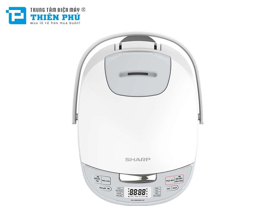 Nồi Cơm Điện Tử Sharp KS-COM192EV-GY 1.8 Lít
