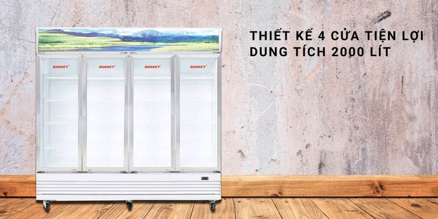 Khám phá các ưu điểm nổi bật có trên tủ mát Sanaky giá rẻ VH-2209HP