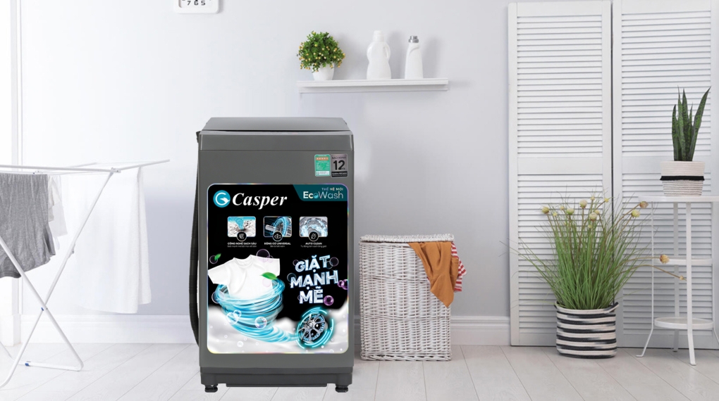 Máy giặt Casper 8.5Kg WT-85NG1 lựa chọn tối ưu cho gia đình hiện đại có ít thành viên hiện nay