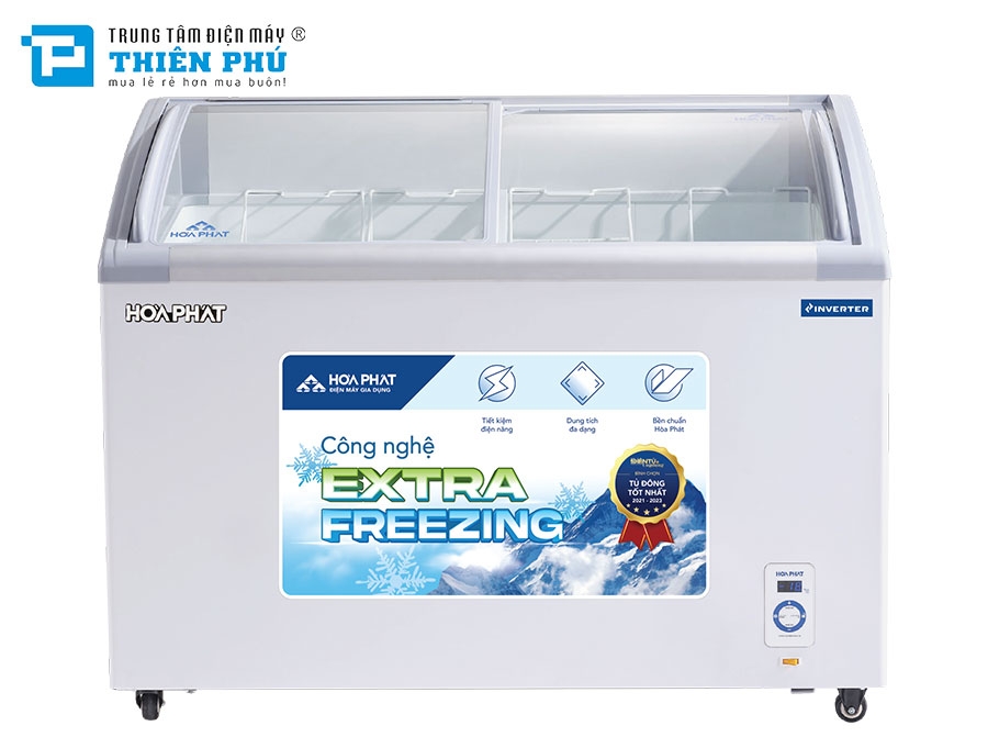Tủ Đông Hòa Phát Inverter 280 Lít 1 Ngăn 2 Cánh HSF AD8280.C1