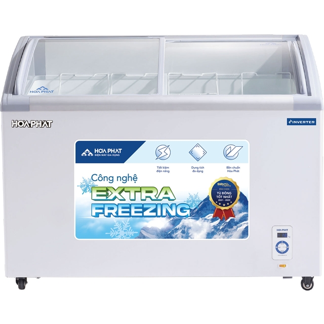 Tủ Đông Hòa Phát Inverter 280 Lít 1 Ngăn 2 Cánh HSF AD8280.C1