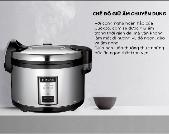 Nồi cơm điện Cuckoo CR-3521 6.3 lít cho những bữa cơm thuần việt thêm gắn kết