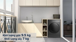 Máy giặt sấy Whirlpool WWEB95702FG 9,5kg: Lựa chọn hoàn hảo trong tầm giá 10 triệu