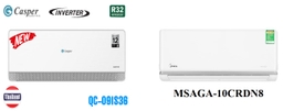 So sánh tầm giá 5 triệu nên chọn điều hòa Casper QC-09IS36 hay Midea MSAGA-10CRDN8?