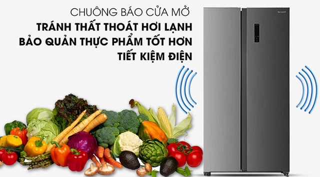 Những điểm độc đáo bạn cần biết về tủ lạnh Sharp 2 cánh SJ-SBX440V-SL