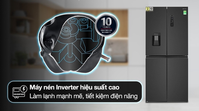 Phòng bếp gia đình nên lựa chọn mẫu tủ lạnh inverter nào?