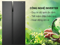 Bảo quản tốt hơn nhờ tủ lạnh Hitachi Side By Side HRSN9552DDXVN