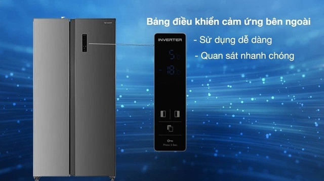 Với ngân sách gần 14 triệu bạn nên chọn tủ lạnh Sharp SJ-SBXP600V-DS