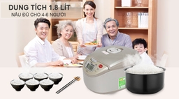Nồi cơm điện cao tần Toshiba RC-18RH(CG)VN: Chiếc nồi cơm điện cao cấp đáng đầu tư cho gia đình
