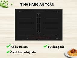 Có gì đáng chú ý ở bếp từ Bosch kết hợp hút mùi PXX895D66E series 8?