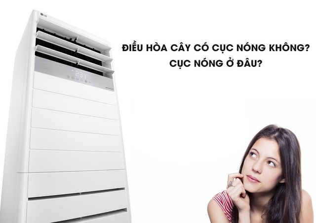 Điều hòa cây có cục nóng không? Cục nóng điều hòa cây ở đâu?