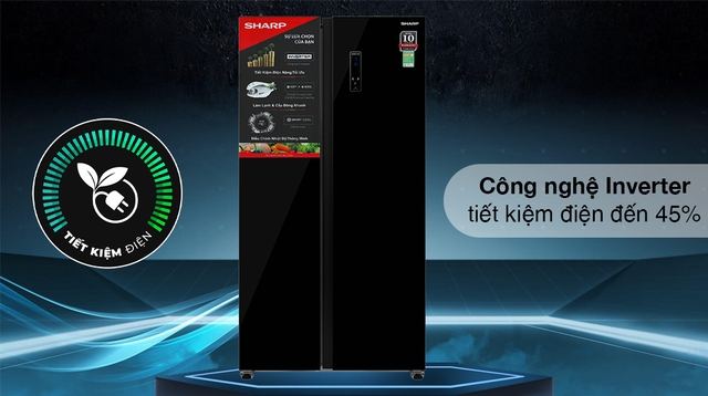 Lựa chọn tủ lạnh Sharp inverter SJ-SBX530VG-BK để bảo quản tốt hơn