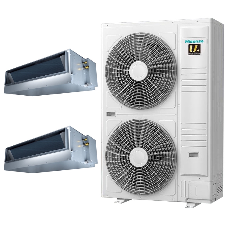 Điều Hòa Multi Hisense Inverter 2 Chiều 96000Btu AUD-48HCFCH/AUW-96HKFH2