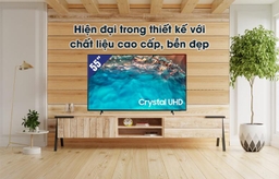 Smart Tivi Samsung 55 inch UA55BU8000KXXV có thiết kế phù hợp với mọi không gian