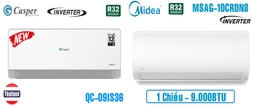 Nên mua điều hòa Casper QC-09IS36 hay Midea MSAGII-10CRDN8 khi cùng giá 4.990.000đ