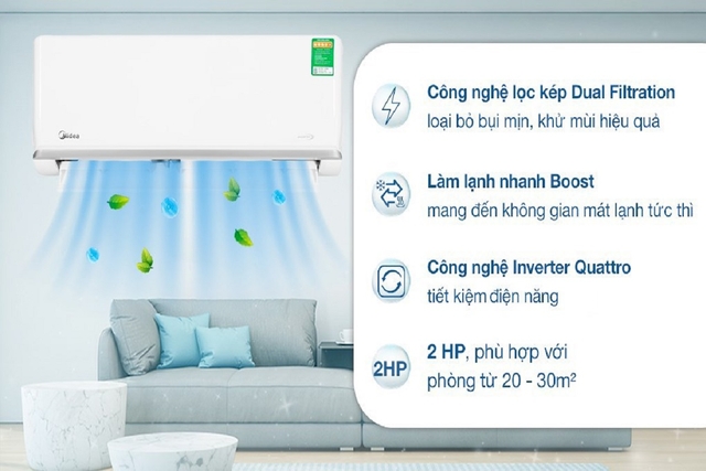 Điều hòa Midea MSAGA-18CRDN8, sự lựa chọn chất lượng mà lại tiết kiệm chi phí