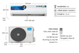 Có gì trên điều hòa Midea 1 chiều 9000btu MSAGII-10CRDN8 giá chỉ 5 triệu?