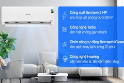 Điều hòa Casper 18000btu TC-18IS36 thích hợp sử dụng ở đâu, diện tích bao nhiêu?