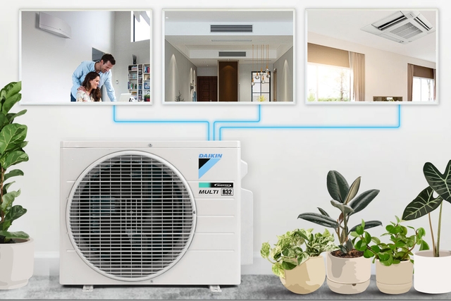 Điều hòa multi Daikin 1 nóng 3 lạnh giá có cao không?