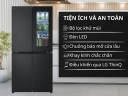 Những điều tuyệt vời có trên tủ lạnh LG 4 cánh LFB53BLMI