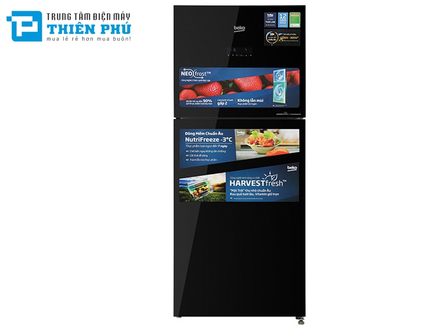 Tủ lạnh Beko Inverter 375 Lít RDNT401I50VHFSU