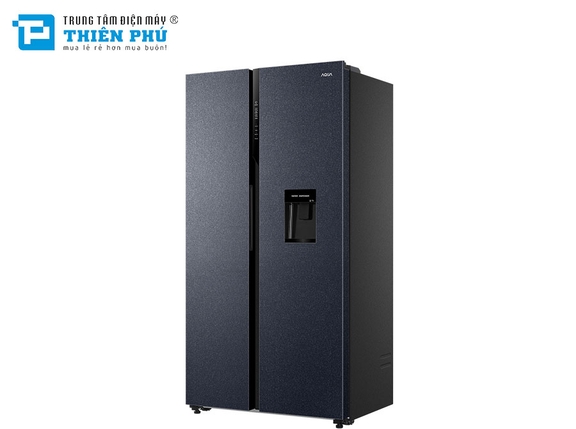 Tủ lạnh Aqua Side By Side Inverter 550 lít AQR-S612XA(WCB)