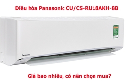 Điều hòa Panasonic CU/CS-RU18AKH-8B giá bao nhiêu, có nên chọn mua?