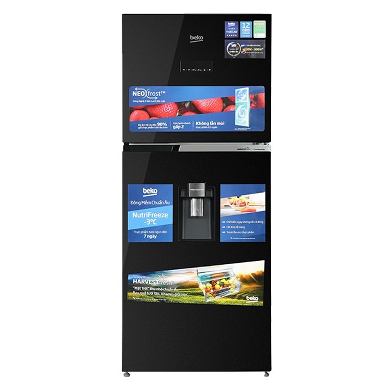 Tủ lạnh Beko Inverter 340 Lít RDNT371E50VZDHFSU