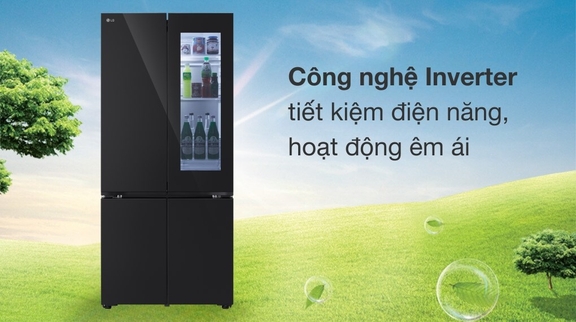 Tủ lạnh LG LFB61BLGAI 4 cánh có đáng để lựa chọn?