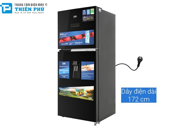 Tủ lạnh Beko Inverter 375 Lít RDNT401E50VZDHFSU