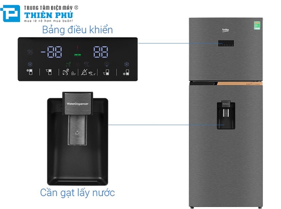 Tủ lạnh Beko Inverter 375 Lít RDNT401I50VDHFSK