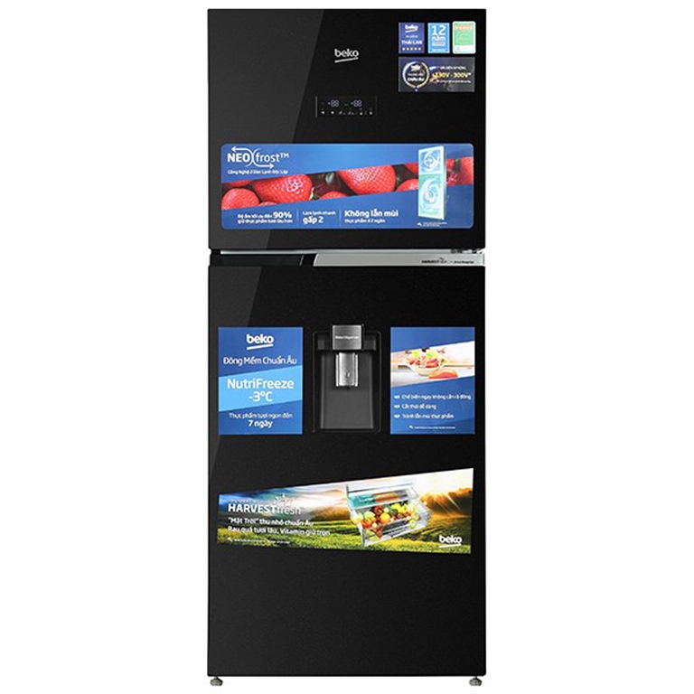 Tủ lạnh Beko Inverter 375 Lít RDNT401E50VZDHFSU