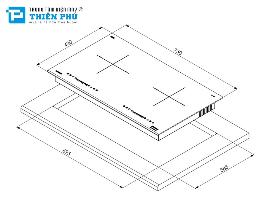 Bếp Từ Đôi Hafele HC-I7325B (533.09.979)