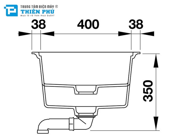 Chậu Rửa Bát Hafele HS19-GKD2S120 (570.35.340)