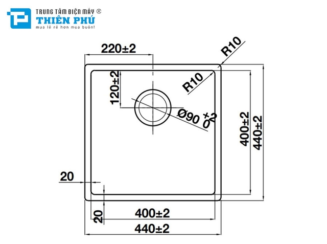 Chậu Rửa Bát Hafele HS24-SSN1S-440 (567.24.447)