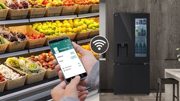 Tủ lạnh LG LFD61BLGAI inverter bảo quản tốt cùng nhiều ưu điểm