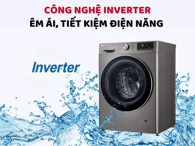 Đánh giá những công nghệ nổi bật trên chiếc Máy Giặt LG Inverter 14Kg FV1414S3P
