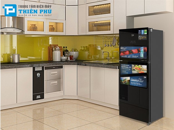 Tủ lạnh Beko Inverter 375 Lít RDNT401I50VHFSU
