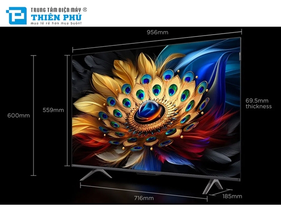 Google Tivi TCL QLED 4K 43 Inch 43C655