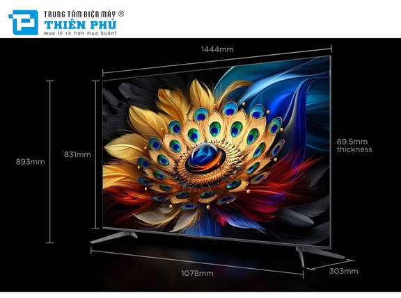 Google Tivi TCL QLED 4K 65 Inch 65C69B