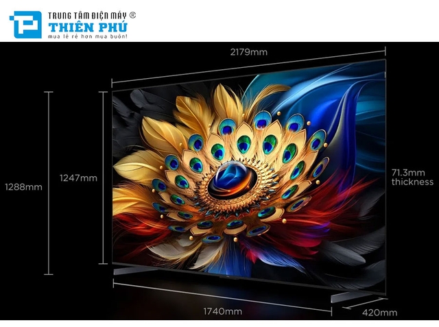 Google Tivi TCL QLED 4K 98 Inch 98C69B