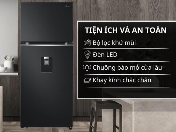 3 lý do bạn nên lựa chọn tủ lạnh LG LTD33BLM 2 cánh cho phòng bếp