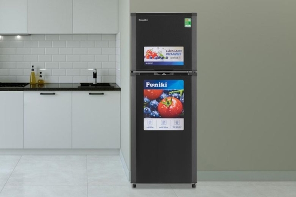 Tủ lạnh Funiki inverter HR T8209TDG 2 cánh 209 lít có giá thành rẻ rất đáng để khách hàng tin dùng hiện nay