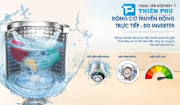Máy giặt Aqua inverter AQW-DR130UGT.PS đáp ứng giặt sạch tối ưu