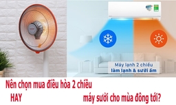Nên chọn mua điều hòa 2 chiều hay máy sưởi cho mùa đông tới?